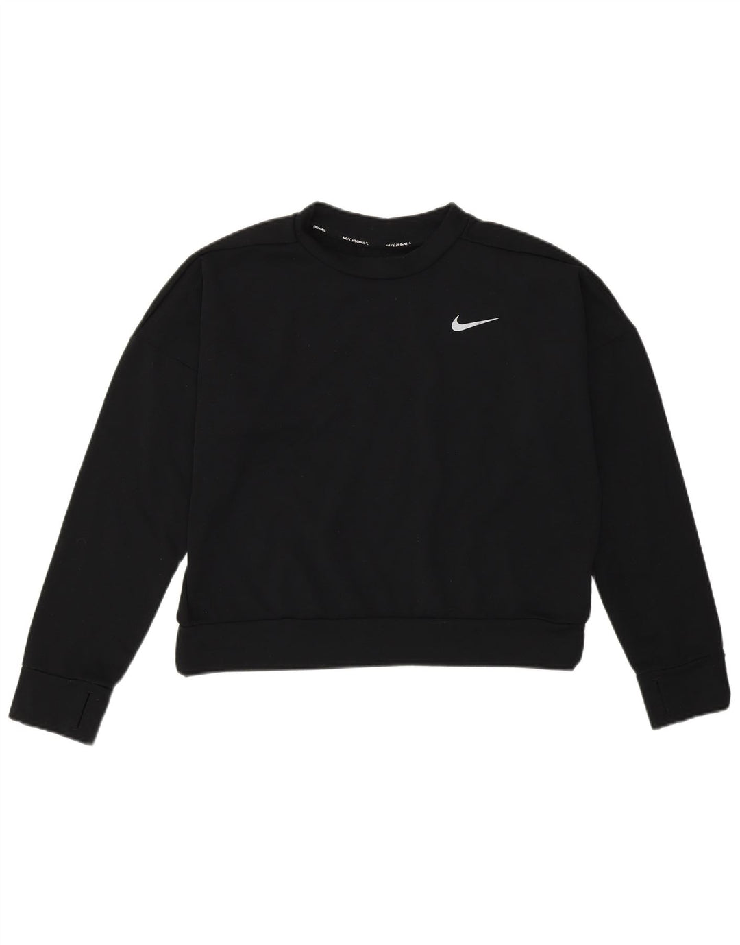 Nike ženska majica s kratkom majicom UK 12 srednje crne sportske od poliestera