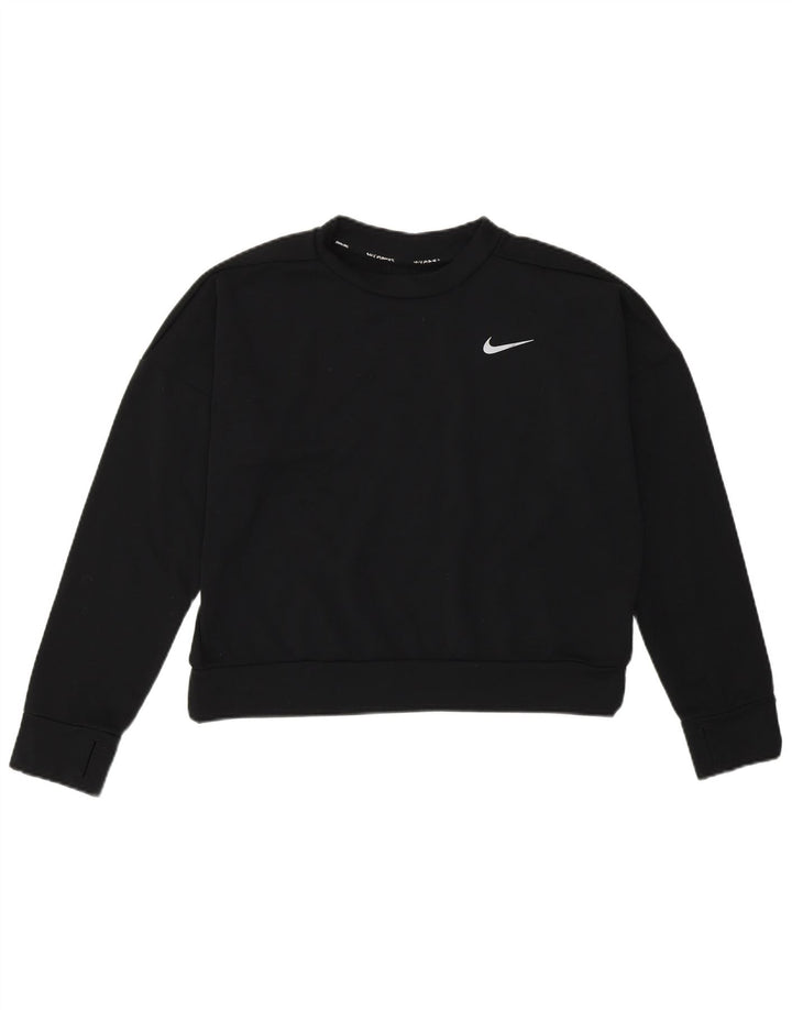 Nike ženska majica s kratkom majicom UK 12 srednje crne sportske od poliestera