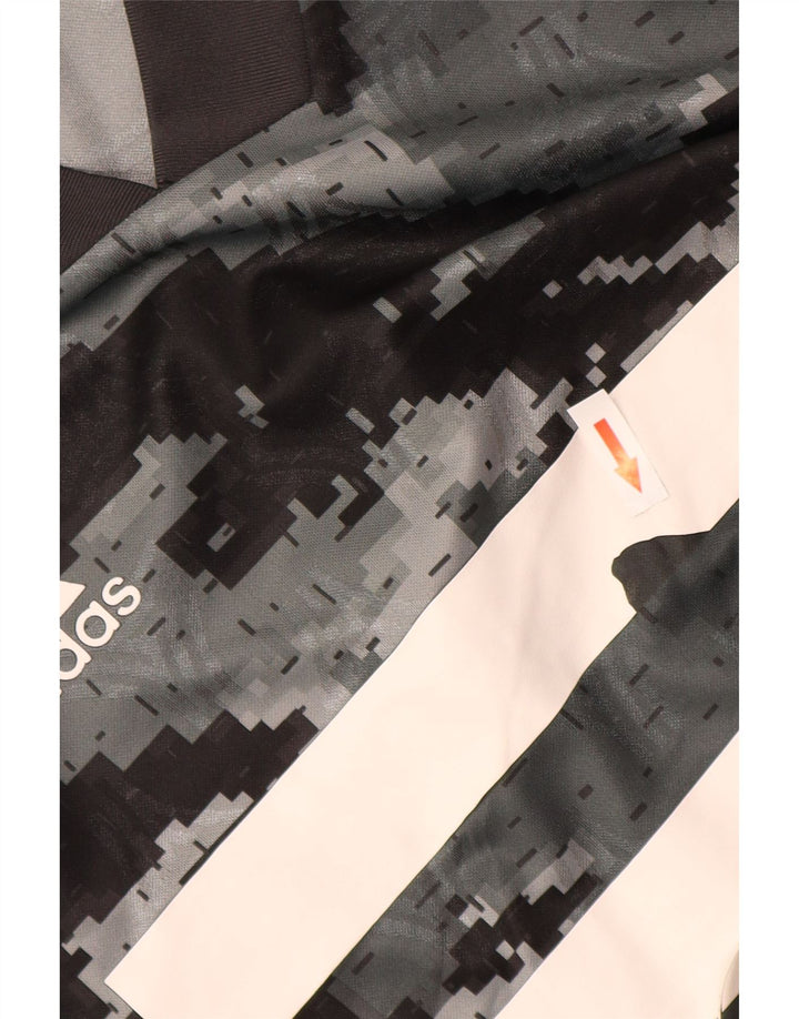 ADIDAS muška grafička majica kratkih rukava srednje siva kamuflažna poliester