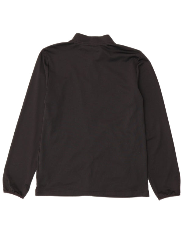 NIKE Boys Dri Fit trenirka gornja jakna 13-14 godina XL crni poliester