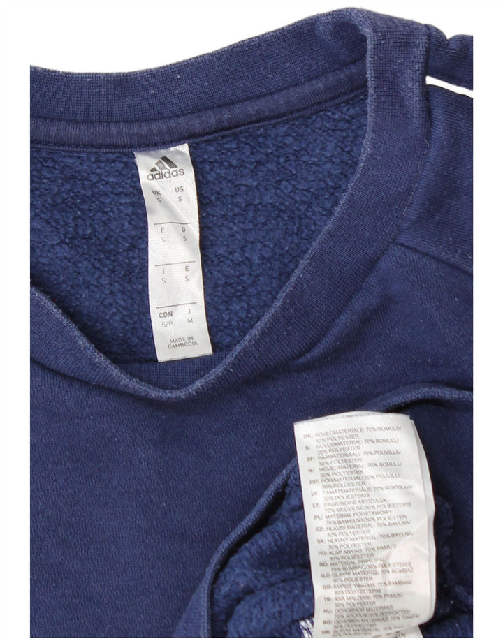 ADIDAS muški džemperi mali tamnoplavi pamuk