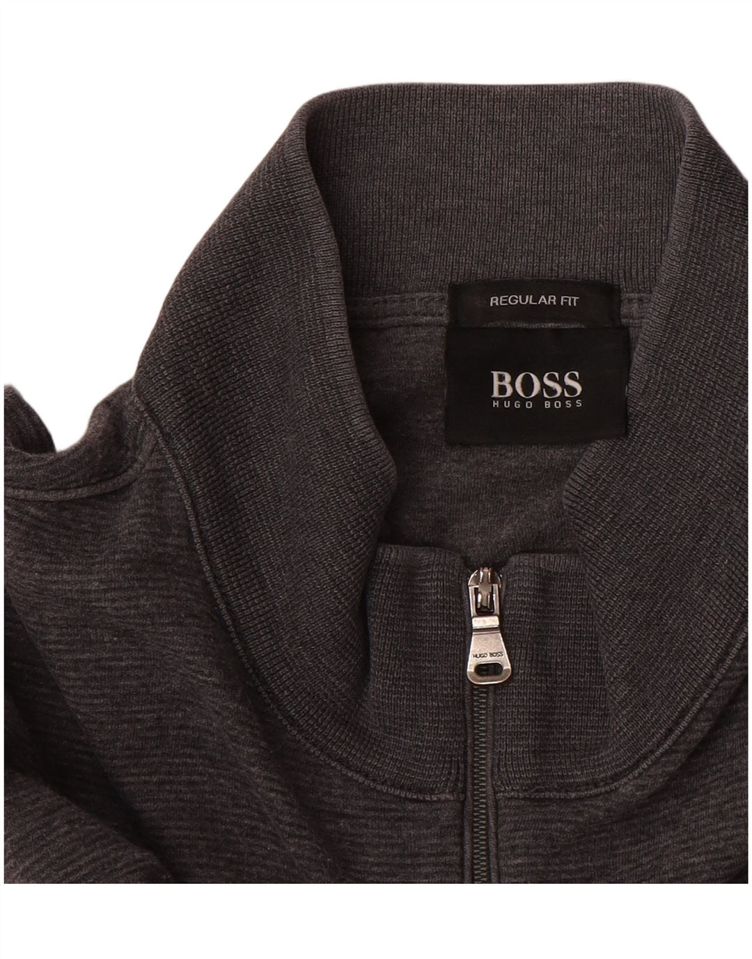 Hugo Boss muška majica s izrezom s patentnim zatvaračem, veliki, sivi