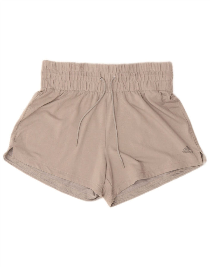 Adidas ženske sportske kratke hlače UK 14 srednje sivi poliester