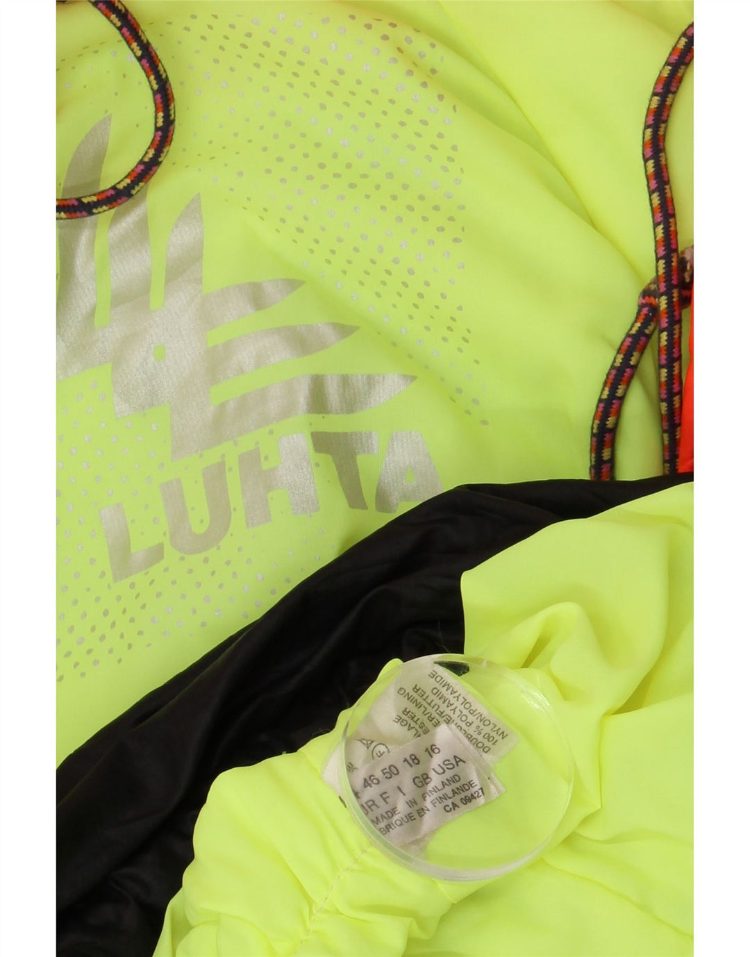 Luhta ženska velika kišna jakna UK 18 XL u crnoj boji