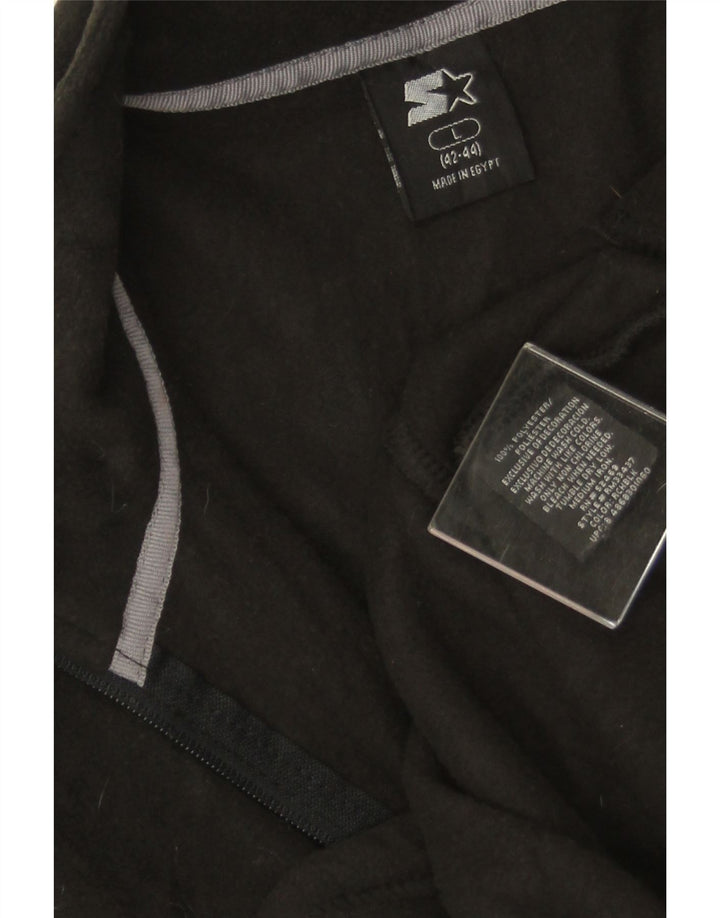 STARTER Muška jakna od flisa UK 42/44 veliki crni poliester