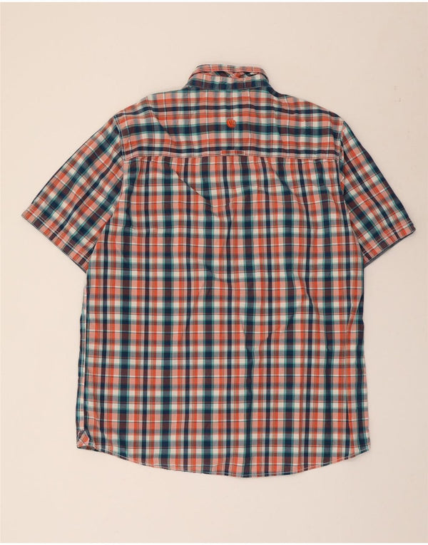 FAT FACE Muška klasična košulja kratkih rukava XL, šareni karirani pamuk