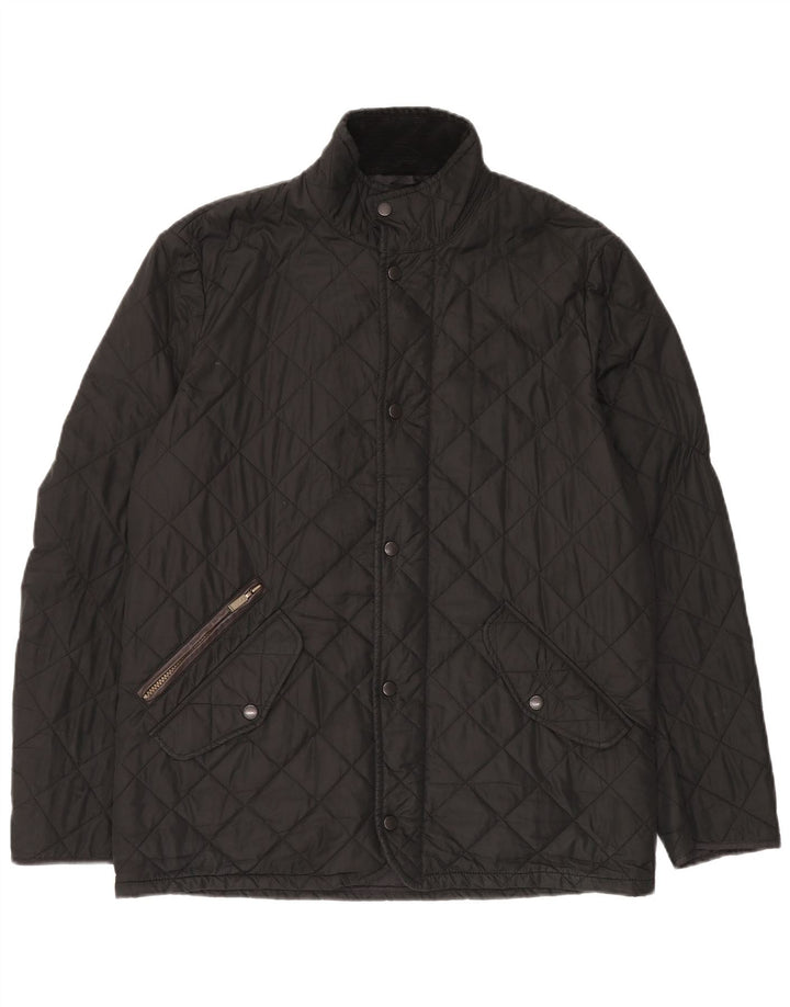 Barbour muška prošivena jakna UK 38 srednji crni poliester
