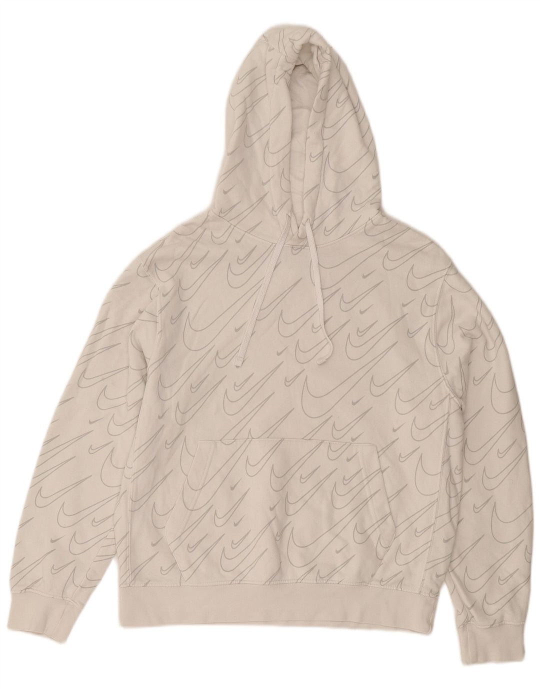 Nike muška majica s kapuljačom s kapuljačom srednje veličine od bijelog pamuka