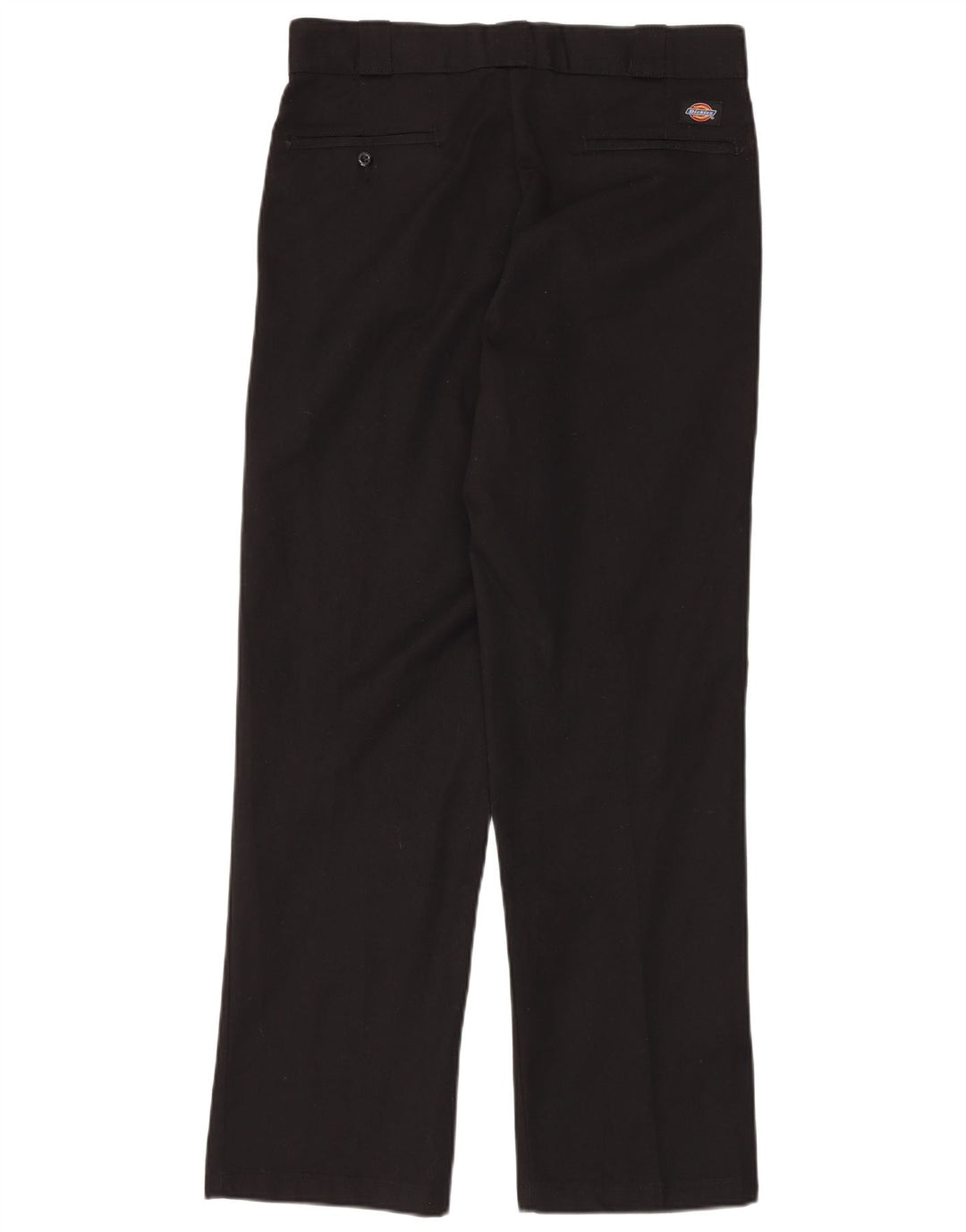 Dickies muške ravne chino hlače W34 L32 crni poliester
