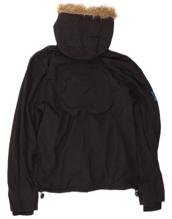 SUPERDRY muška vjetrovka s kapuljačom UK 38 srednje crna