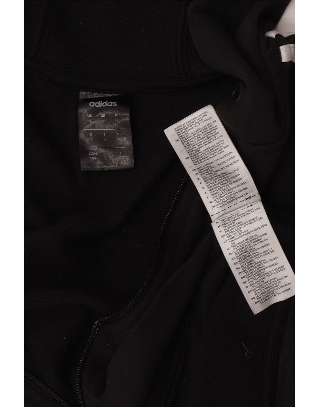 Adidas muška pulover s kapuljačom Climalite, srednji crni poliester