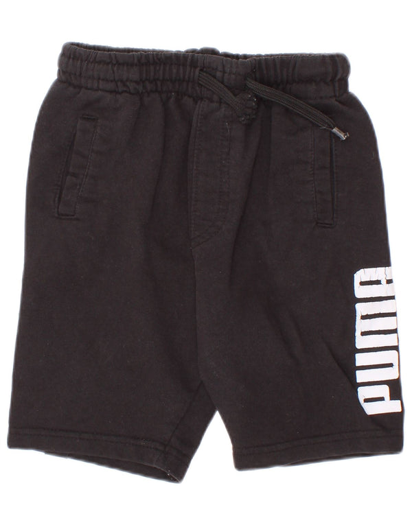 Puma Boys Graphic Sport Shorts 4-5 Years Black Pamuk