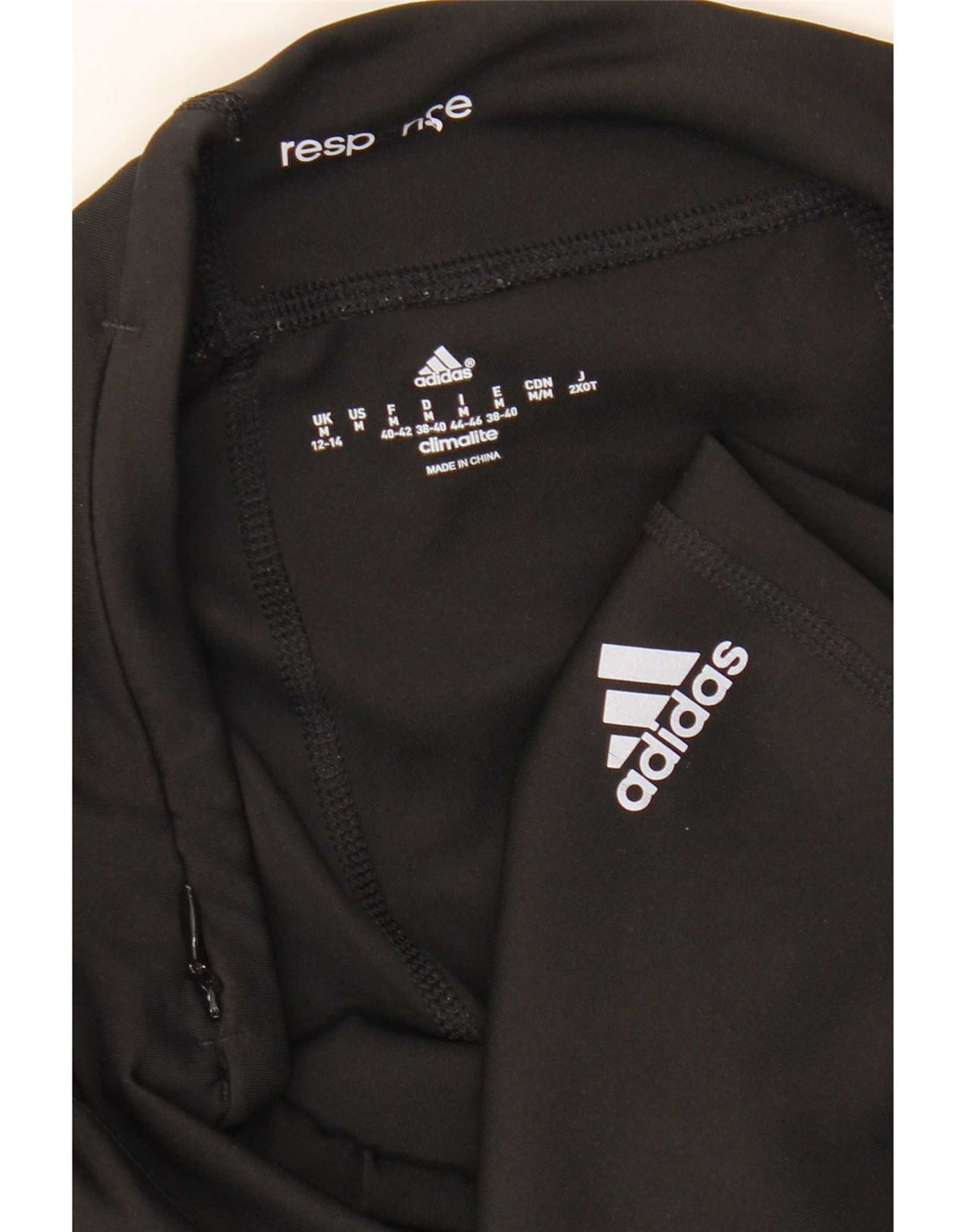 Adidas ženske Climalite Capri tajice UK 12/14 Srednje crni poliester