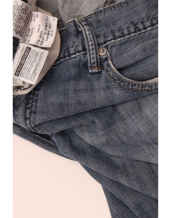 Levi's ženske ravne traperice W36 L34 plavi pamuk