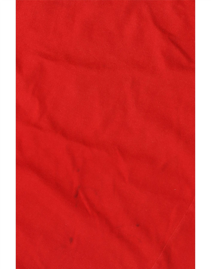 ASICS muška grafička majica kratkih rukava srednje crvene boje, pamuk