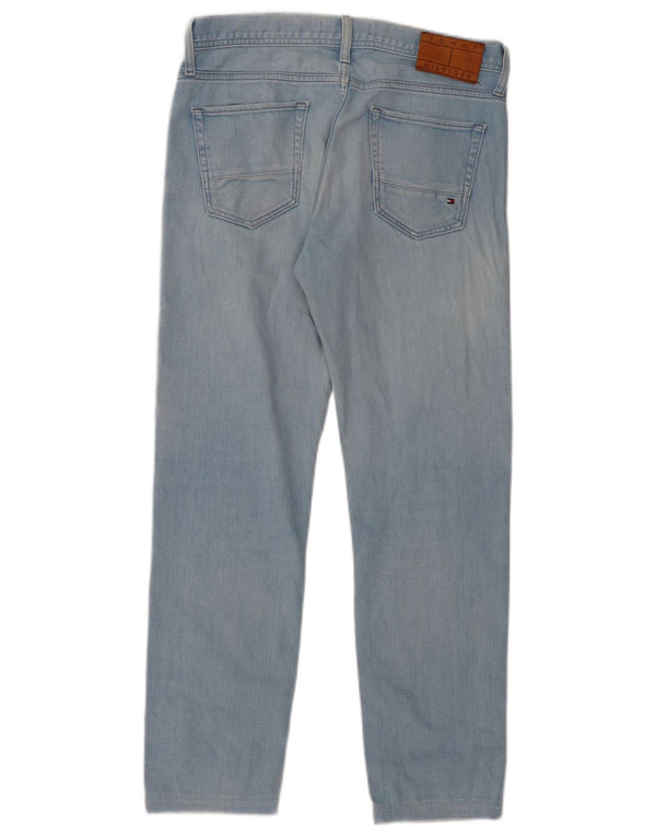 Tommy Hilfiger Mens Bleecker Slim Jeans W31 L29 Plavi pamuk
