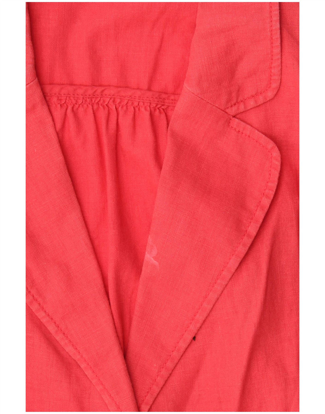 Marks & Spencer ženska jakna 3/4 rukava s 1 gumbom UK 18 XL od crvenog lana