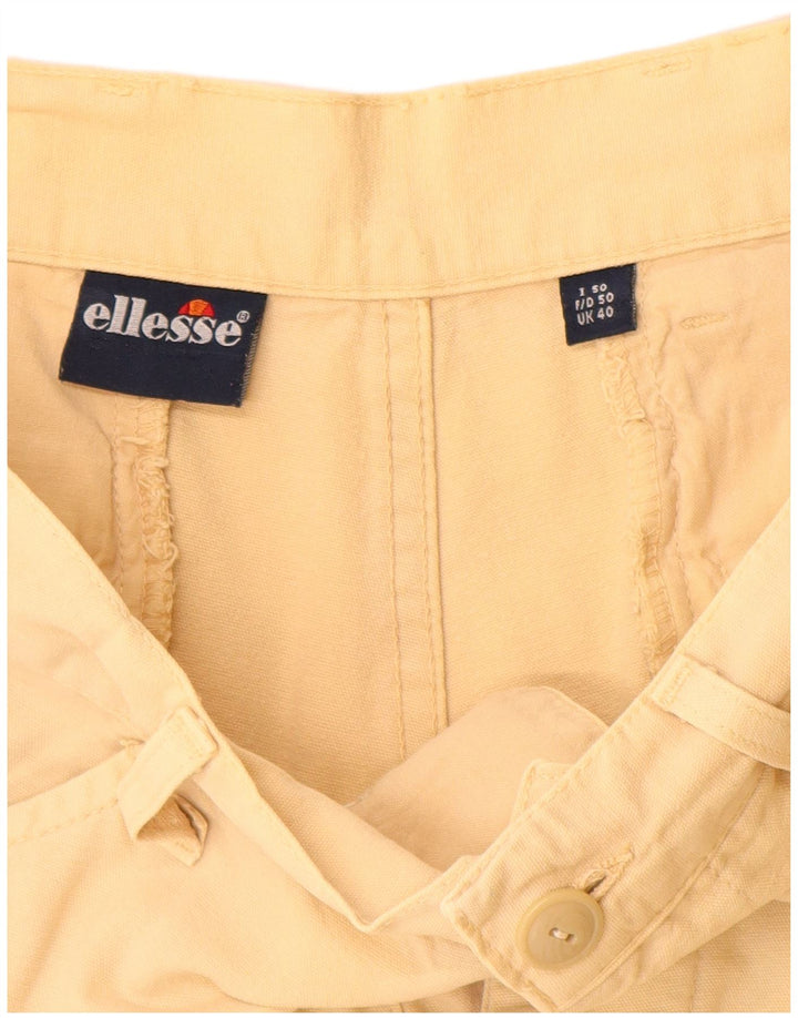 Ellesse muške kargo kratke hlače W40 XL bež pamuk