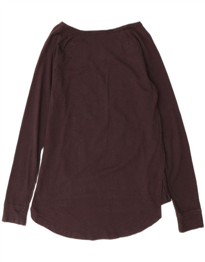 CHAMPION Womens Top Long Sleeve UK 10 Small Black Polyester