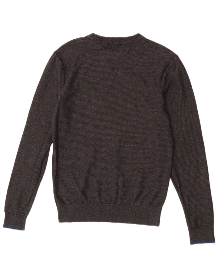 Scotch & Soda muški džemper s okruglim izrezom, srednje sivi pamuk