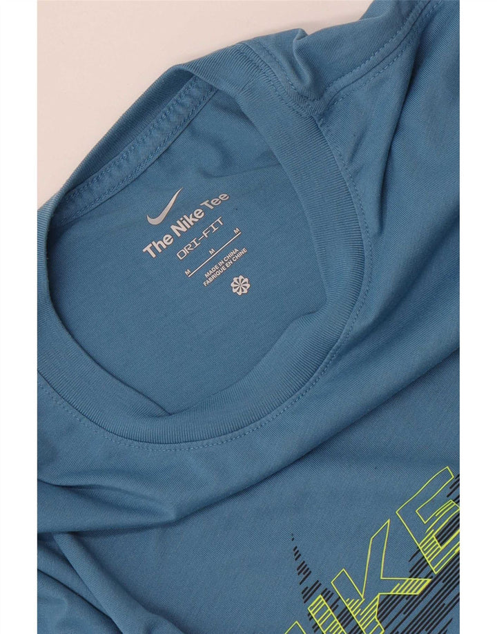 Nike Dri Fit majica kratkih rukava srednje plava