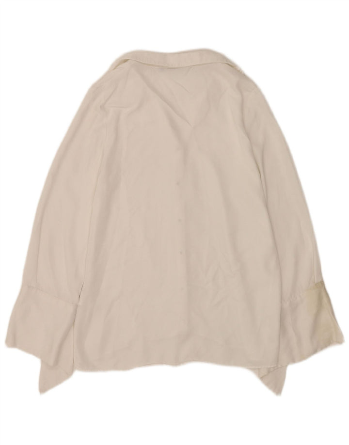 Zara ženska košulja bluza UK 10 Mala bijela viskoza