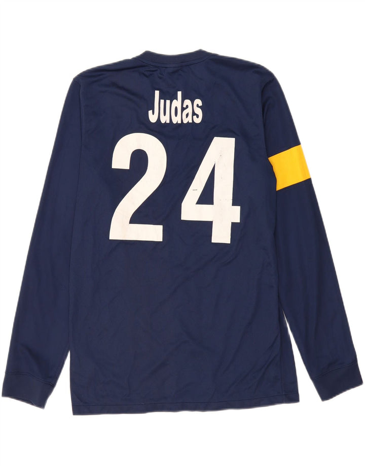 NIKE muška Dri Fit grafička majica dugih rukava srednje tamnoplave boje