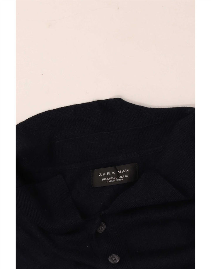 Zara muška polo majica velika tamnoplava