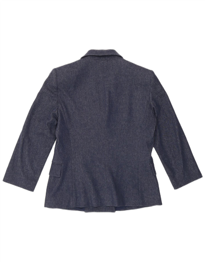 Trussardi ženska jakna s dvostrukim kopčanjem sa 3/4 rukavima IT 42 srednje plava