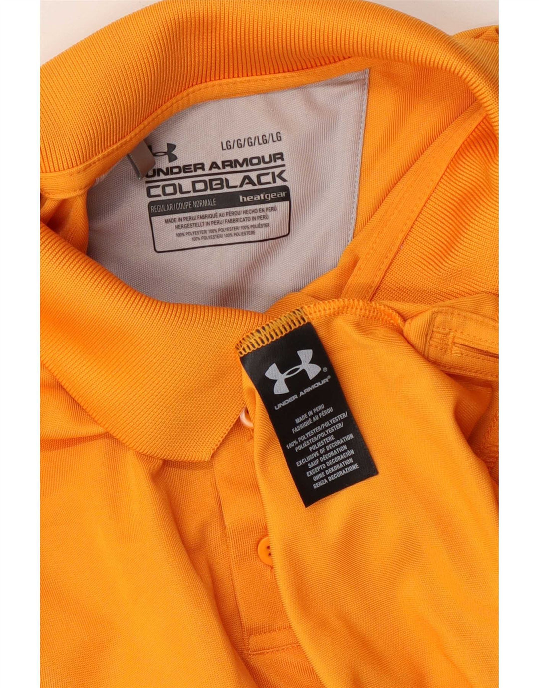 Under Armour muška polo majica velika narančasta poliester