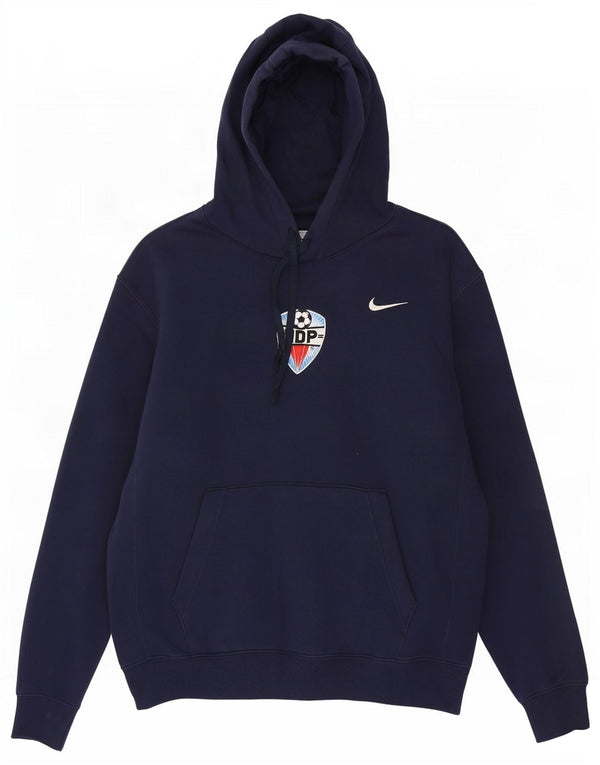 Nike muška majica s kapuljačom Srednje tamnoplavi pamuk