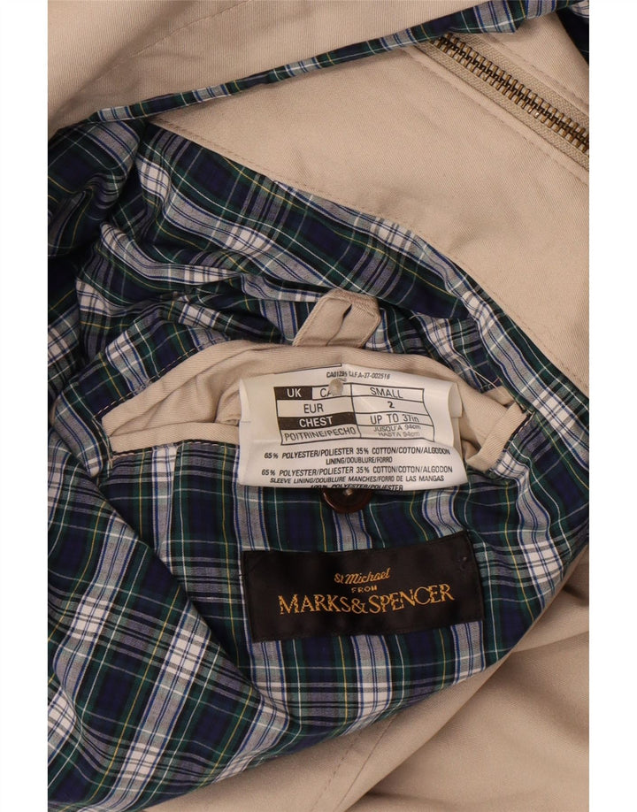 Marks & Spencer muška bomber jakna UK 36 mala bež poliester