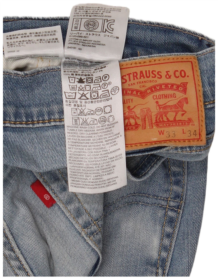 Levi's muške 511 uske traperice W33 L34 plavi pamuk