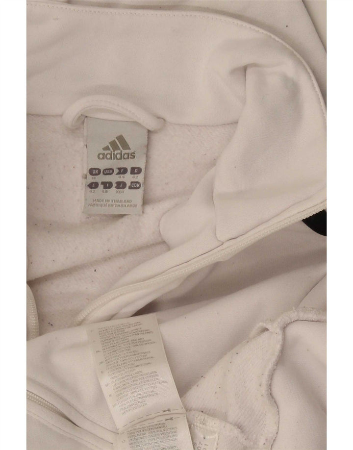 Adidas ženska gornja jakna trenirke UK 16 veliki bijeli poliester