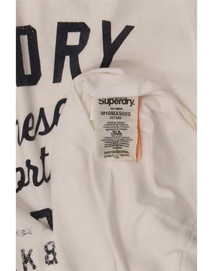 Superdry muška grafička majica kratkih rukava Srednje bijeli pamuk