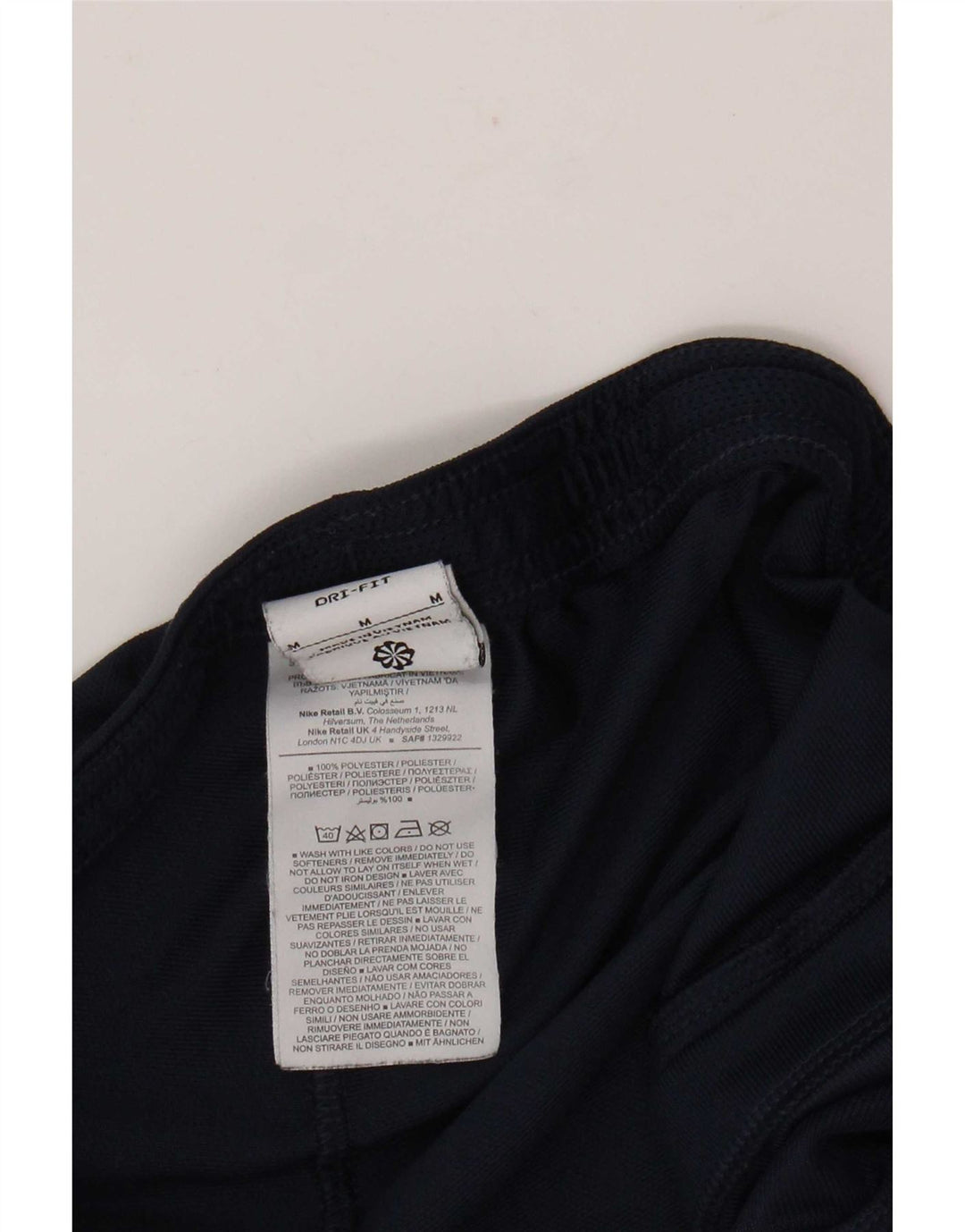 Nike Mens Dri Fit Trenirka Hlače Medium Navy Blue Polyester