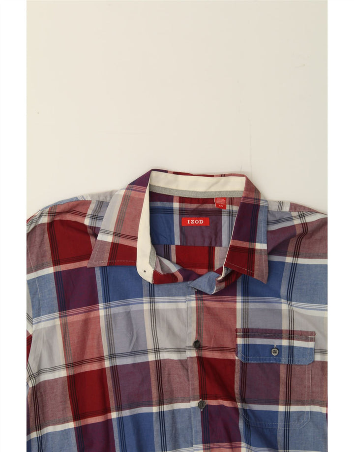 IZOD Mens Shirt Large Multicoloured Check Cotton Vintage Izod and Second-Hand Izod from Messina Hembry 