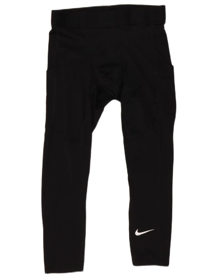 Nike ženske uske tajice UK 12 Srednje crni poliester