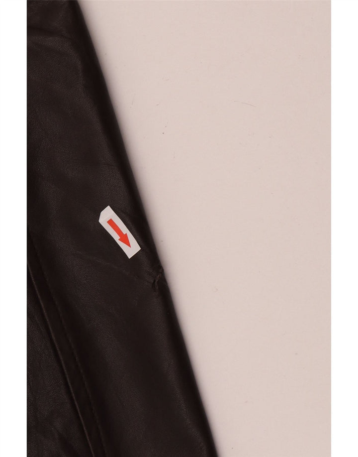 Vintage muška bomber kožna jakna UK 38 srednje smeđa koža