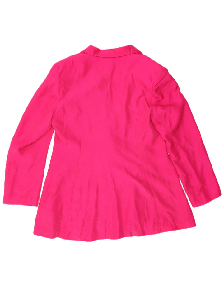 Yorn ženski sako s 1 gumbom EU 40 srednje ružičaste svile