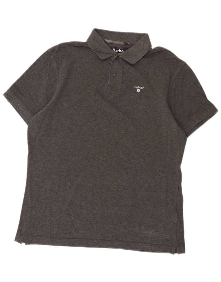 Barbour muška polo majica XL sivi pamuk