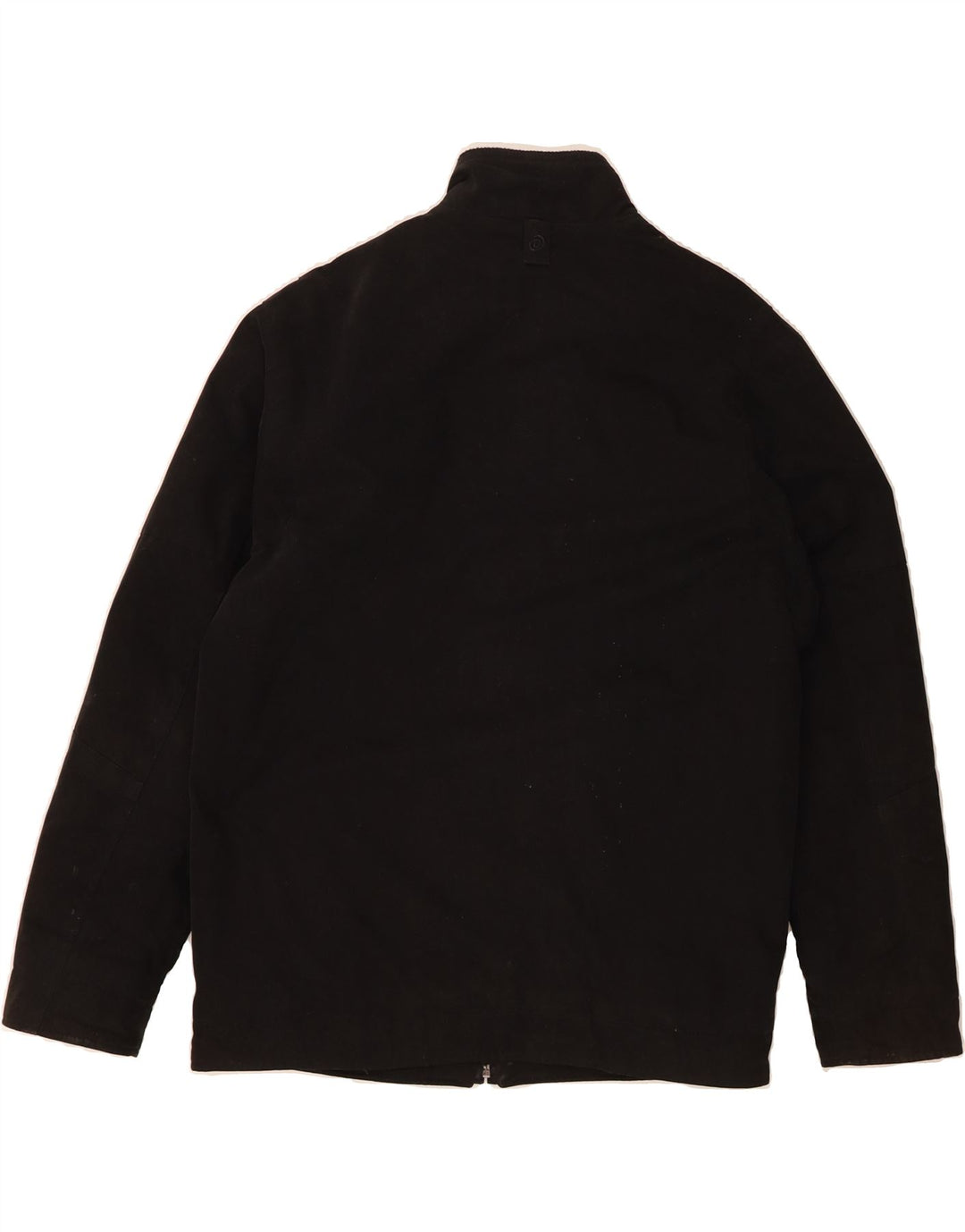 DOUGLAS Mens Bomber Jacket UK 38 Medium Black Cotton Vintage Douglas and Second-Hand Douglas from Messina Hembry 