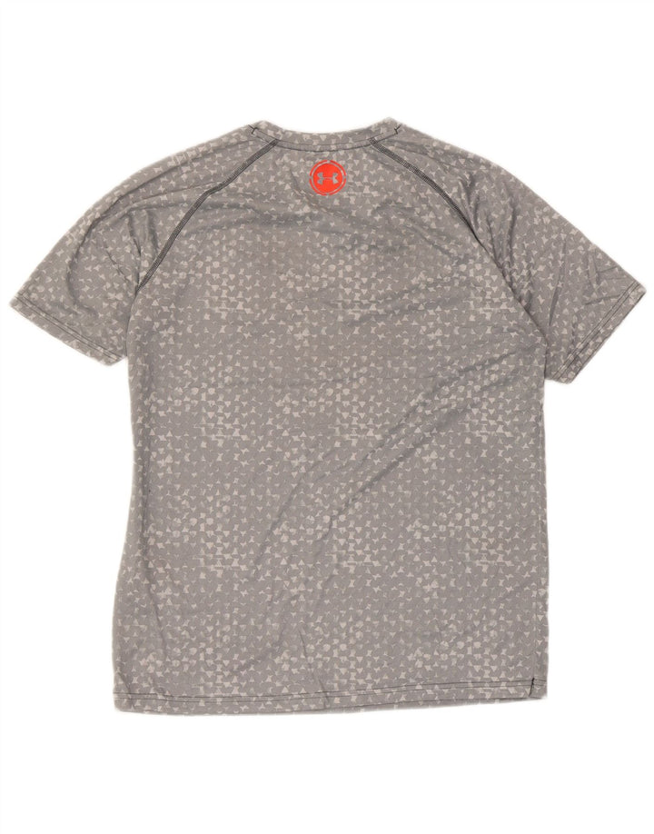 UNDER ARMOUR Muška majica Heat Gear Top srednje siva geometrijska