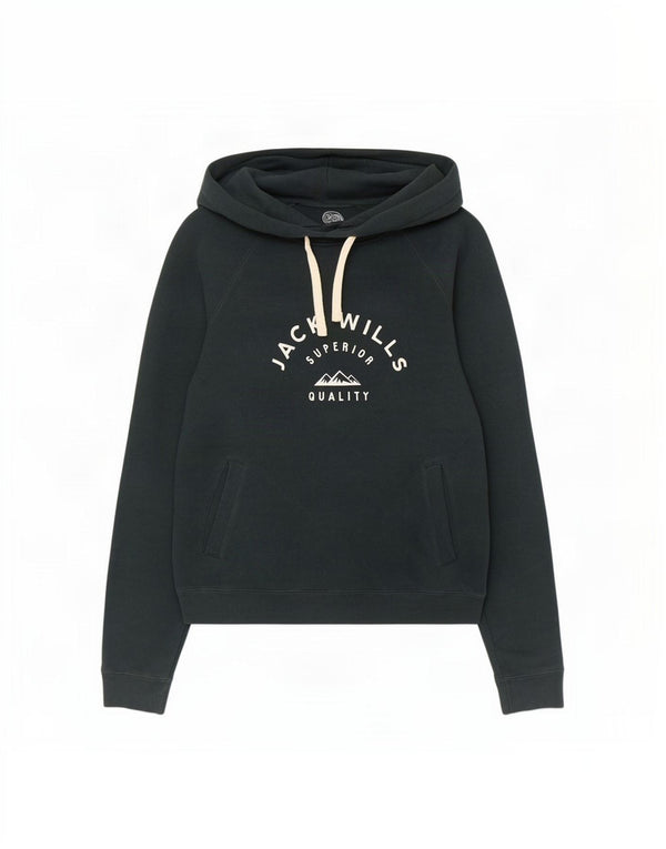Jack Wills Ženska majica s kapuljačom s kapuljačom UK 8 Mali zeleni pamuk