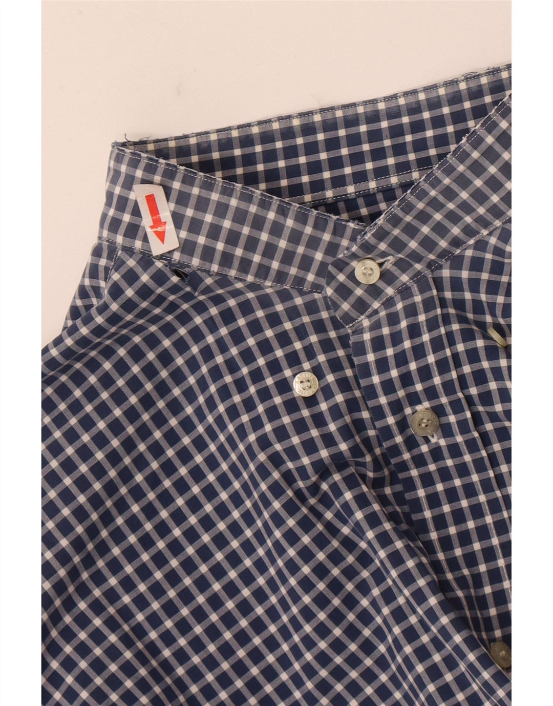 Lacoste muška košulja veličine 41 velika tamnoplava gingham