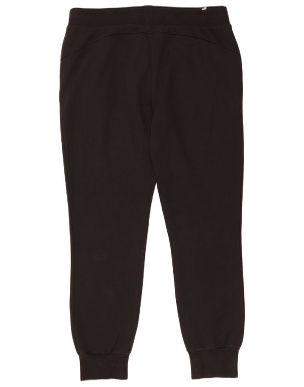 PUMA Ženska trenirka Hlače Joggers UK 16 Veliki crni pamuk