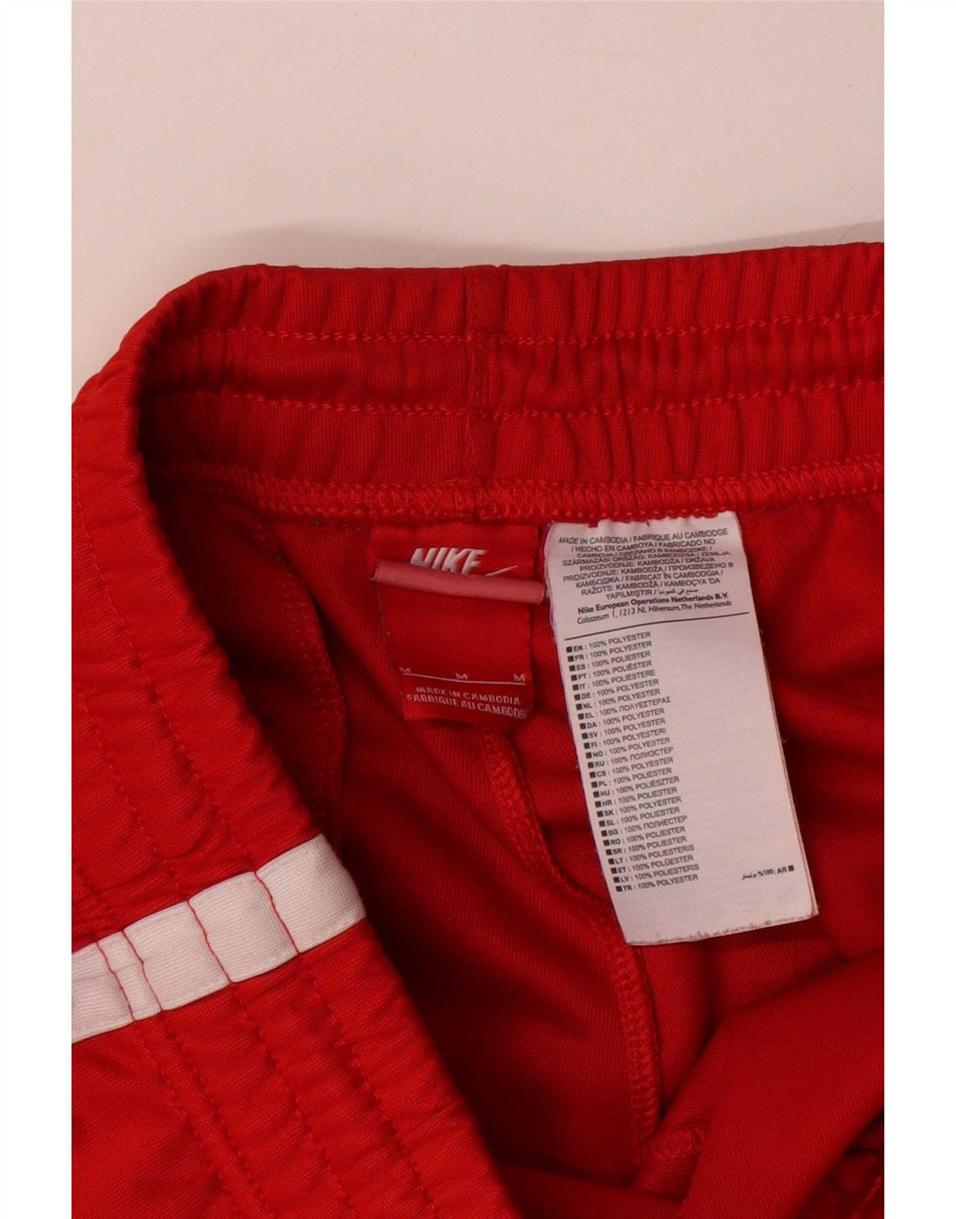 Nike muške sportske kratke hlače srednje crvene boje od poliestera