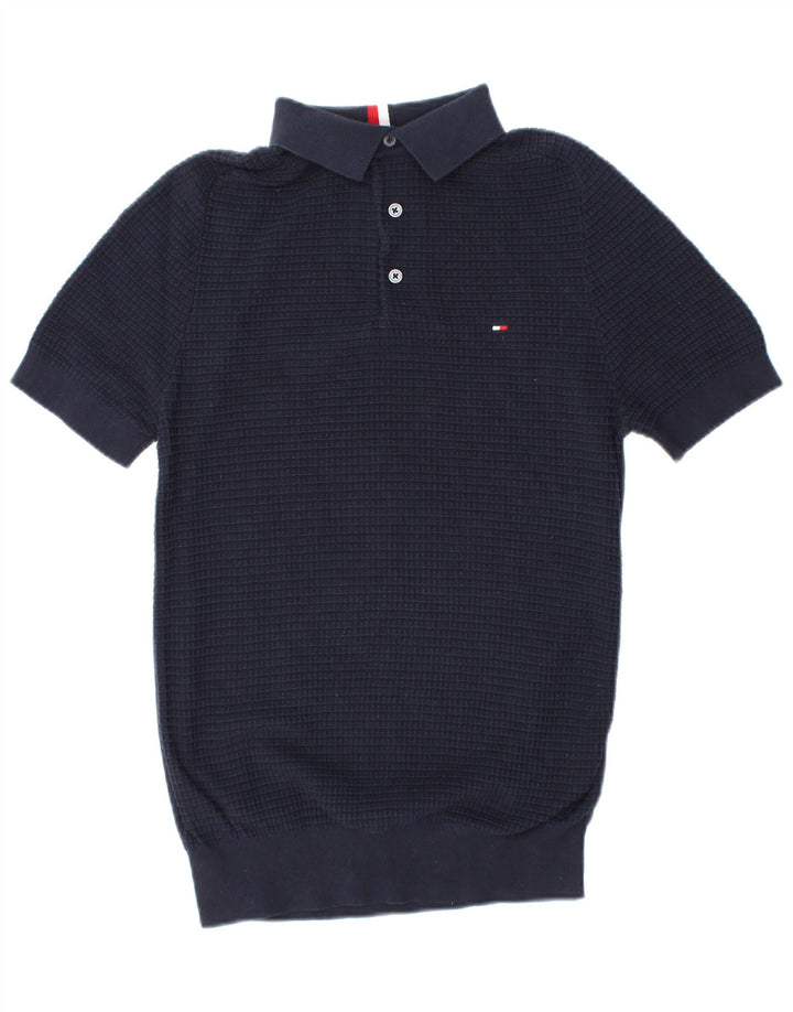 TOMMY HILFIGER Muški pulover kratkih rukava s polo izrezom XS tamnoplavi