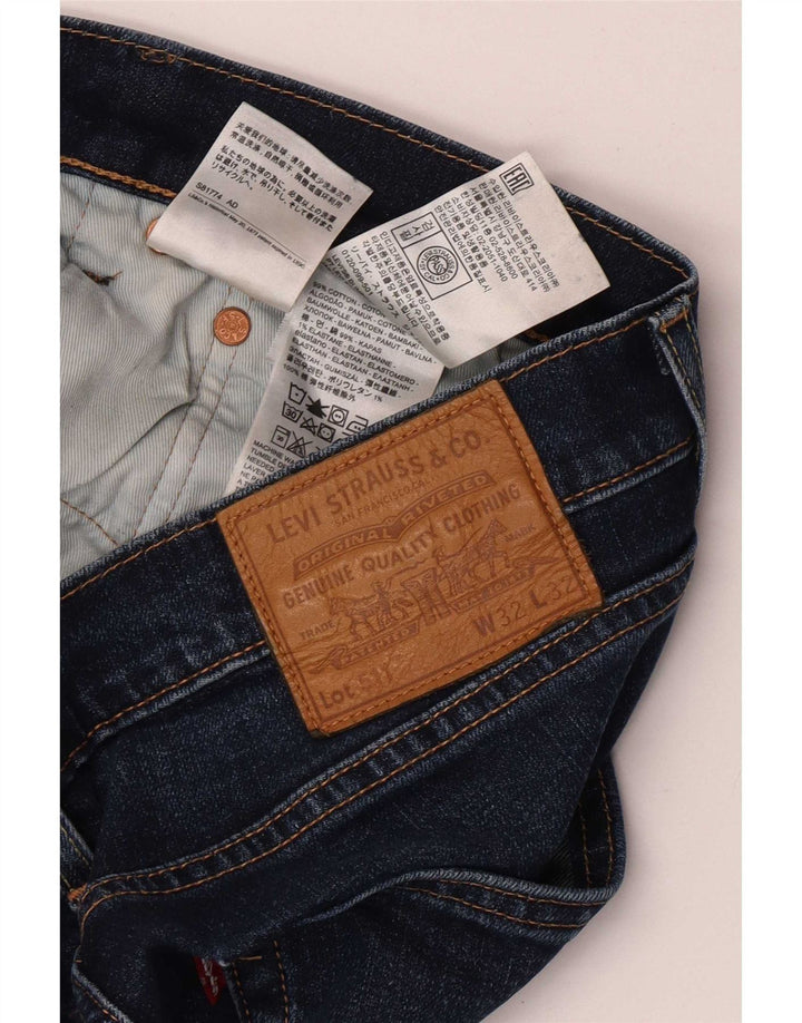 Levi's muške 511 sužene uske traperice W32 L29 plavi pamuk