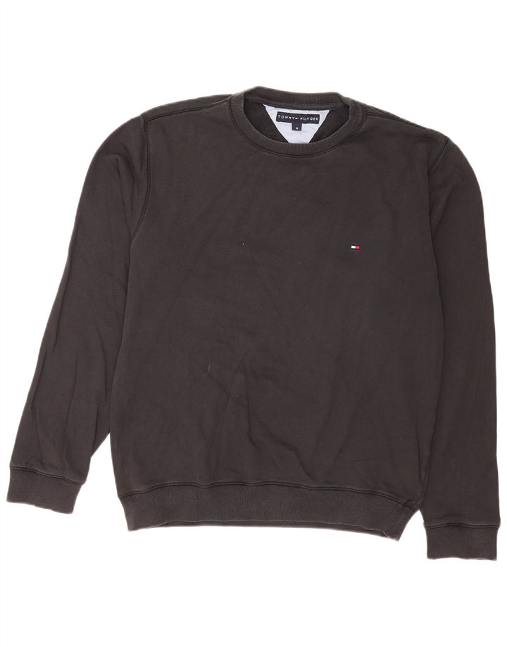 Tommy Hilfiger muški džemper srednje veličine, crni pamuk